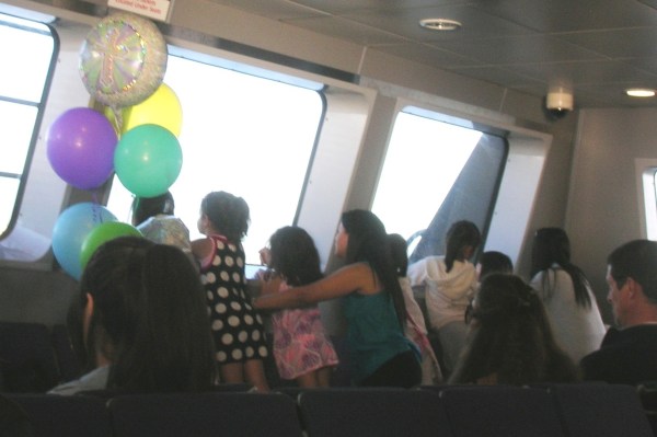 aboard Seabus, Vancouver